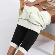 Warme Fleece Legging | Gefütterte Thermo-Strumpfhose