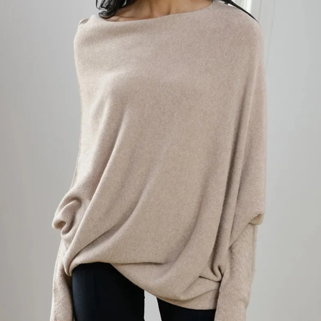 Charice Pullover | Herbst Pullover mit Schaldetail