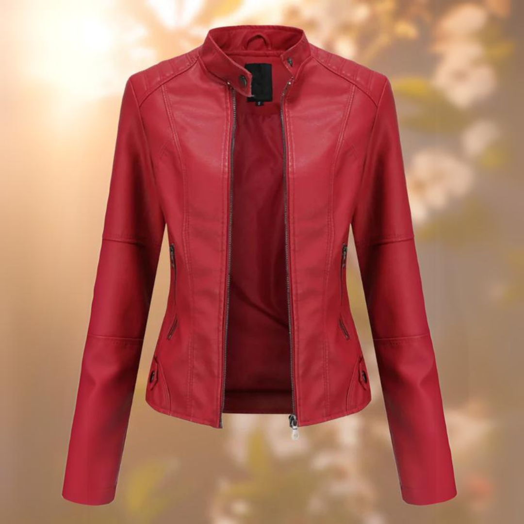 Nanna Lederjacke | Bikerjacke für Damen