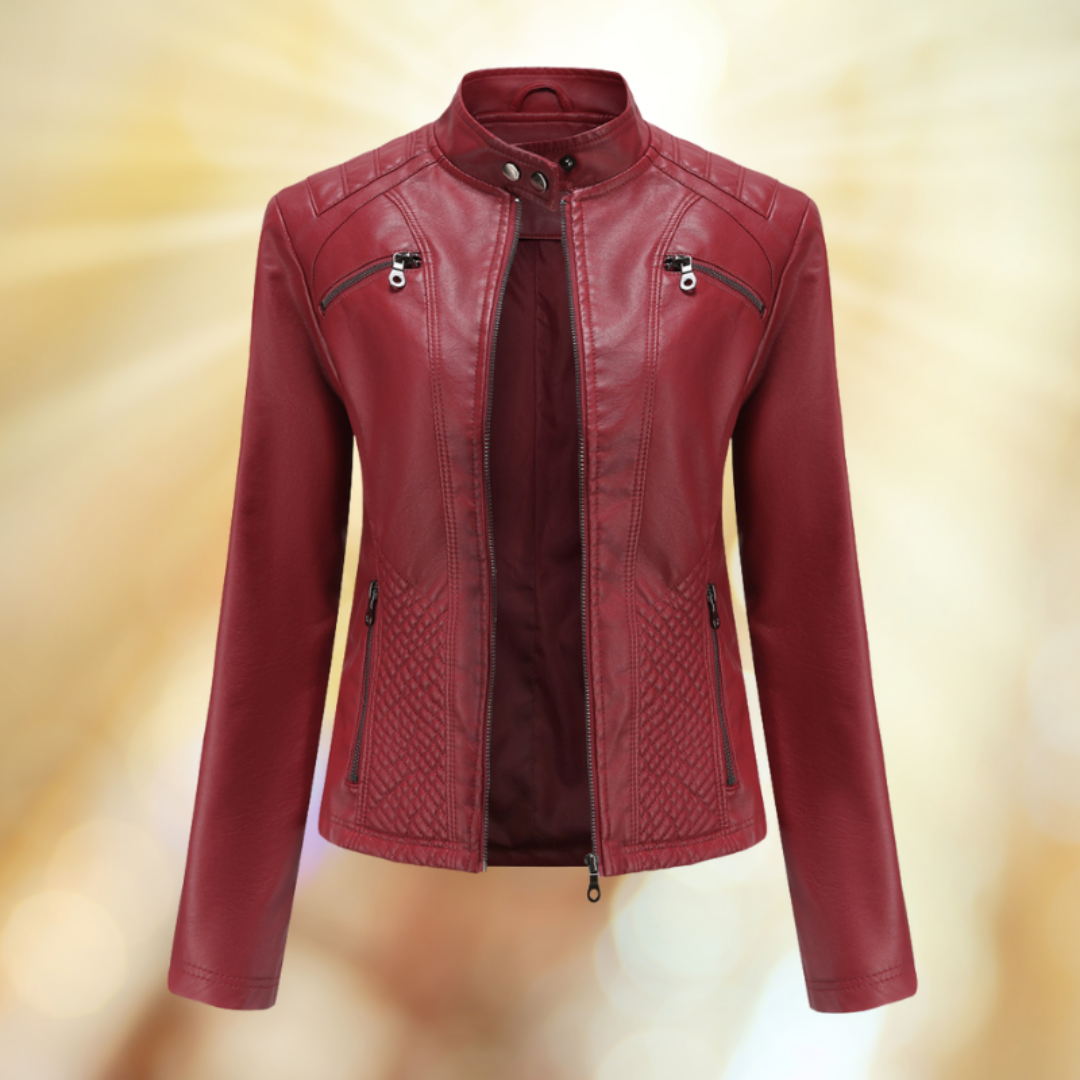 Amy Lederjacke | Klassische Damen Jacke aus Leder