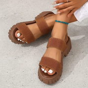 Garboare Sandalen | Damen-Casual-Sandalen mit elastischem Band für Komfort