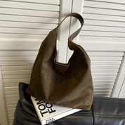 Hanna Suede Shopper Bag | Hochwertige Wildleder Tote Bag für Jeden Anlass