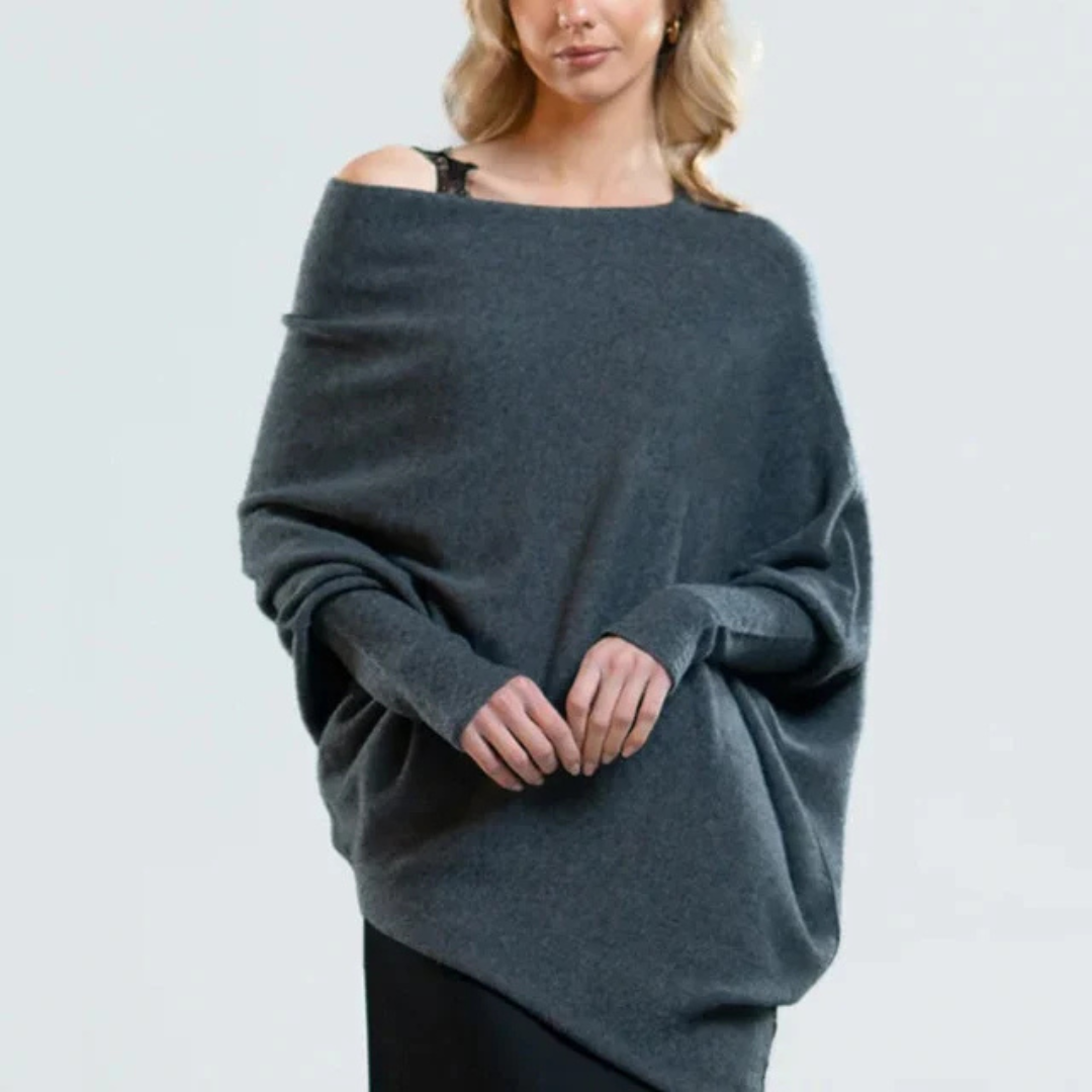 Denise Pullover | Off-Shoulder-Damenpullover für Eleganz