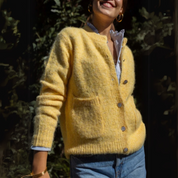 Ella Cardigan | Basic Rundhals-Cardigan für jeden Anlass