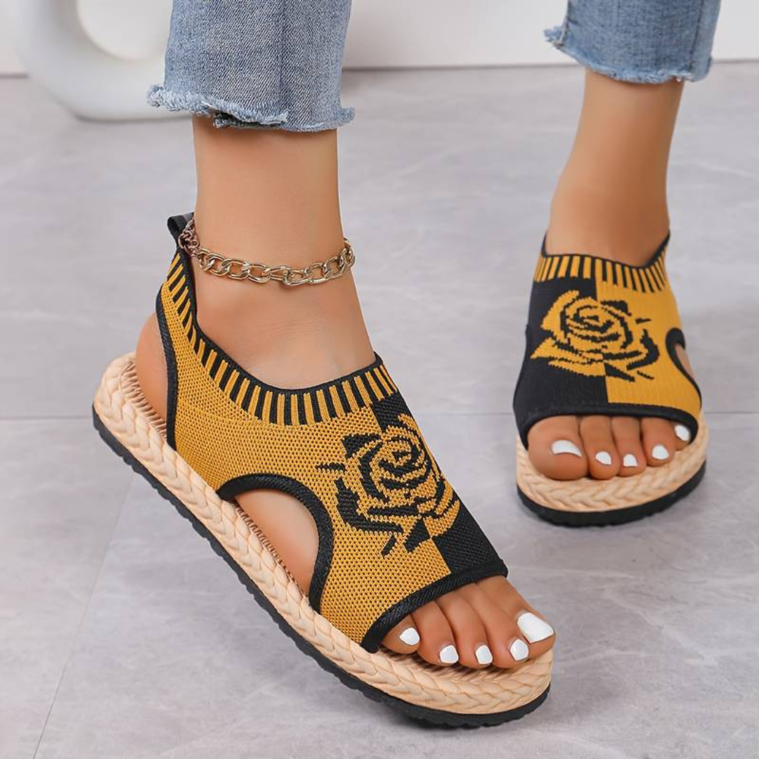 CozyKnit Sandalen | Orthopädische Slip-On Sandalen mit Komfort für ganztägiges Tragen