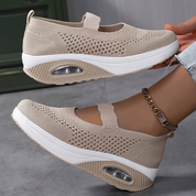 Bequeme Slip On Sneakers | Lässige bequeme orthopädische Schuhe für Frauen