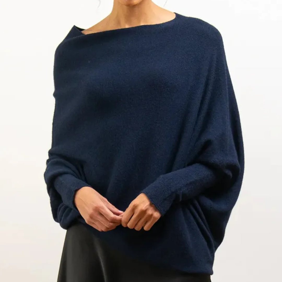 Charice Pullover | Herbst Pullover mit Schaldetail