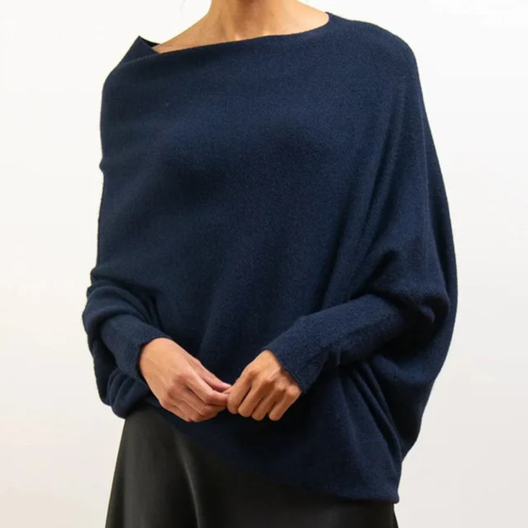 Denise Pullover | Off-Shoulder-Damenpullover für Eleganz