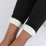 Warme Fleece Legging | Gefütterte Thermo-Strumpfhose