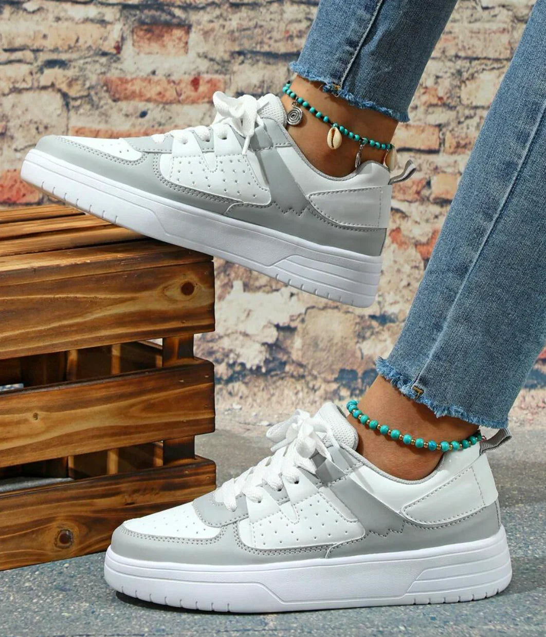 Clara Air Sneakers | Trendige, bequeme Damenschuhe mit hohen Sohlen