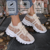 Chunky Sneakers | Damen-Sneaker mit geometrischem Muster und leichter Bauweise