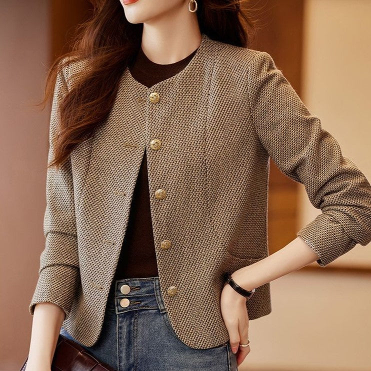 Bertha Tweed-Jacke | Modern geschnittene Damenjacke