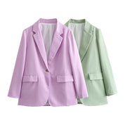 Mieke Blazer | Bequemer Damenblazer in Pastellfarben für den Sommer