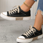 Canvas Sneakers | Sportliche Schnürschuhe für Damen