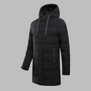 ArcticVenture Puffer | Wasserdichter langer Puffer-Wintermantel für Herren mit tiefen Taschen