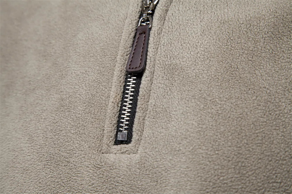 Carlton Fleece Half-Zip Pullover | Bequemer Herrenpullover mit Reißverschluss