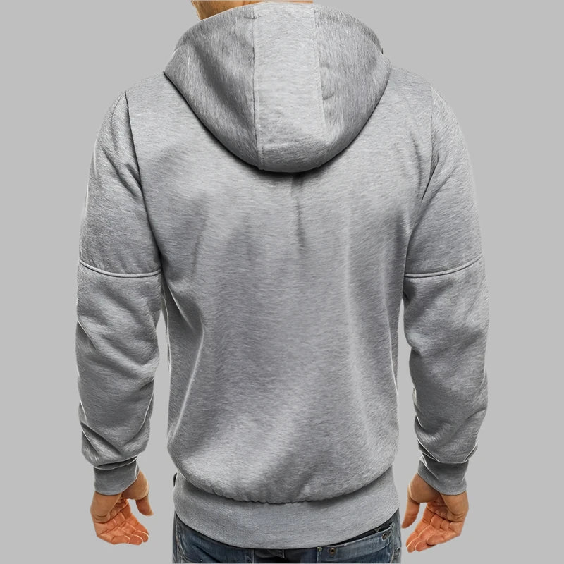 Xavier Zip Hoodie | Lässige Herren Kapuzenjacke mit Reißverschluss