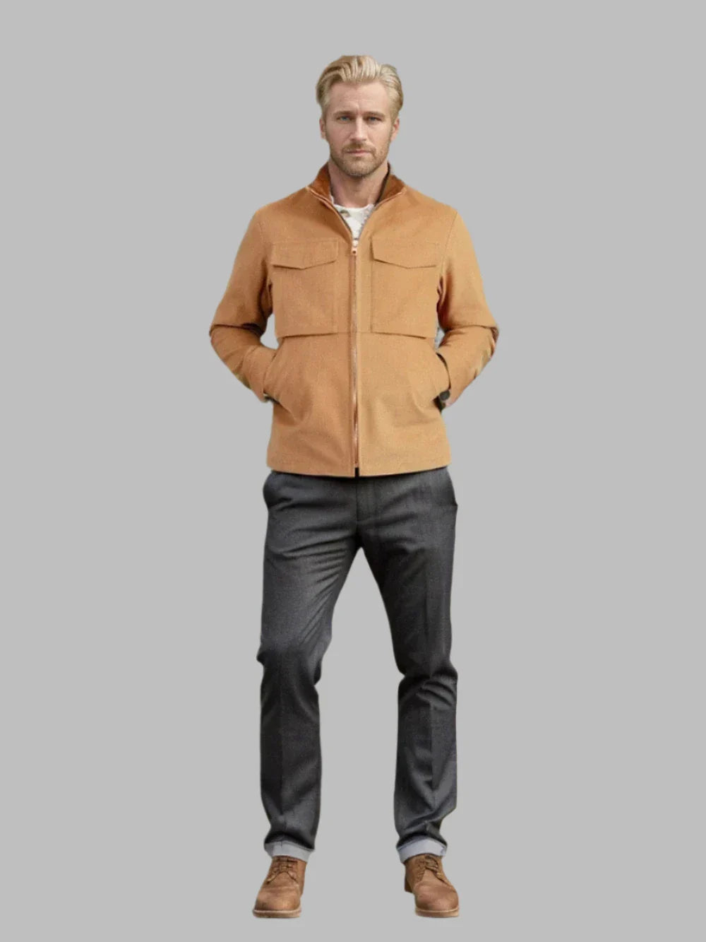 Carter Multi-Pocket Overshirt | Schicke Herrenjacke mit mehreren Taschen