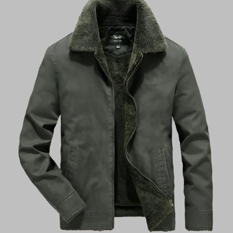 AeroFleece Jacke | Warme Fleece-Winterjacke für Herren mit klassischem Kragen