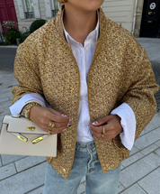 Zara Goldene Bomberjacke | Statement Trendsetter für 2024