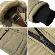 AlpineVoyage Parka | Lange Wasserdichte Winterjacke für Herren mit Pelzkragen und Fleece-Fütterung