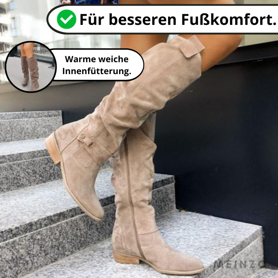 Gabora Stiefel | Warme & Komfortable Velourslederstiefel für Frauen