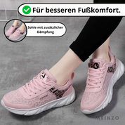 Doris Sneakers | Damen Grafik Schnür-Laufschuhe