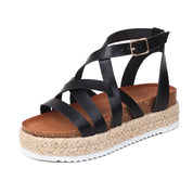 Mia Sandalen | Sportliche Sandalen mit Riemen und Plateausohle für Frauen