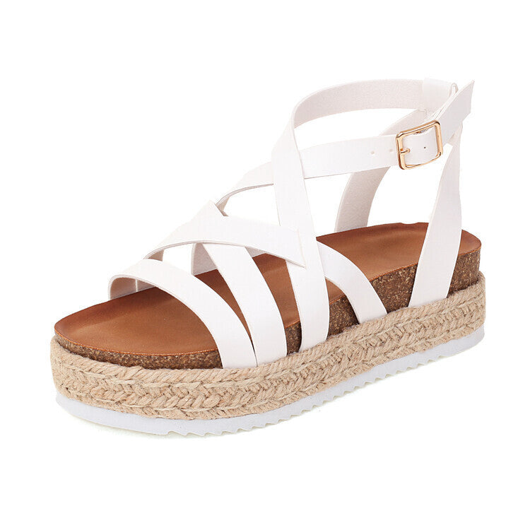 Mia Sandalen | Sportliche Sandalen mit Riemen und Plateausohle für Frauen