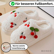 Cherry Pantoffel | Kawaii-Kirsch-Hausschuhe für Frauen