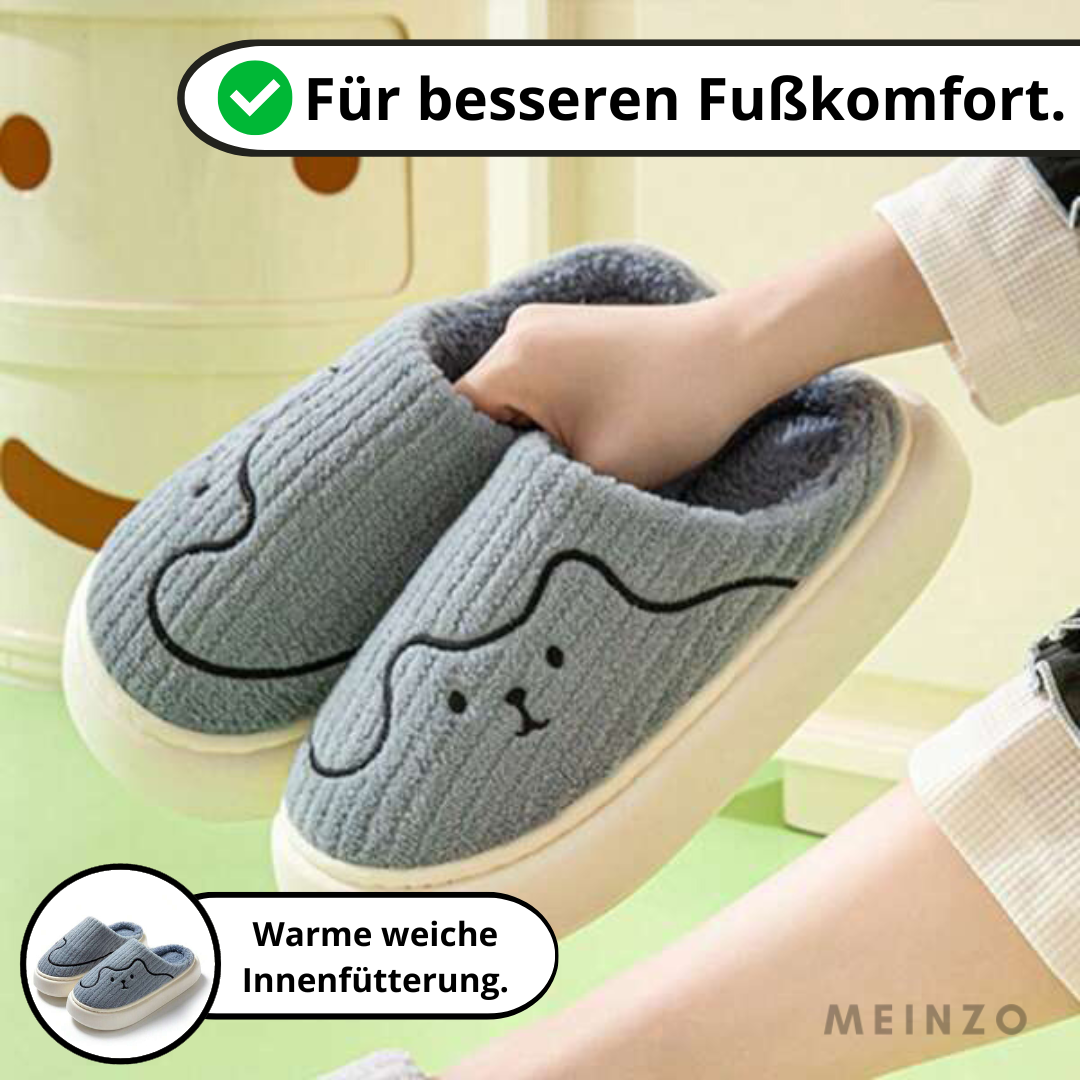 SoftSteps Hausschuhe | Plüsch-Slipper mit dicken Sohlen