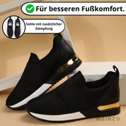 SoftKnit Sneakers | Lässige schwarze Strick-Komfortsneaker