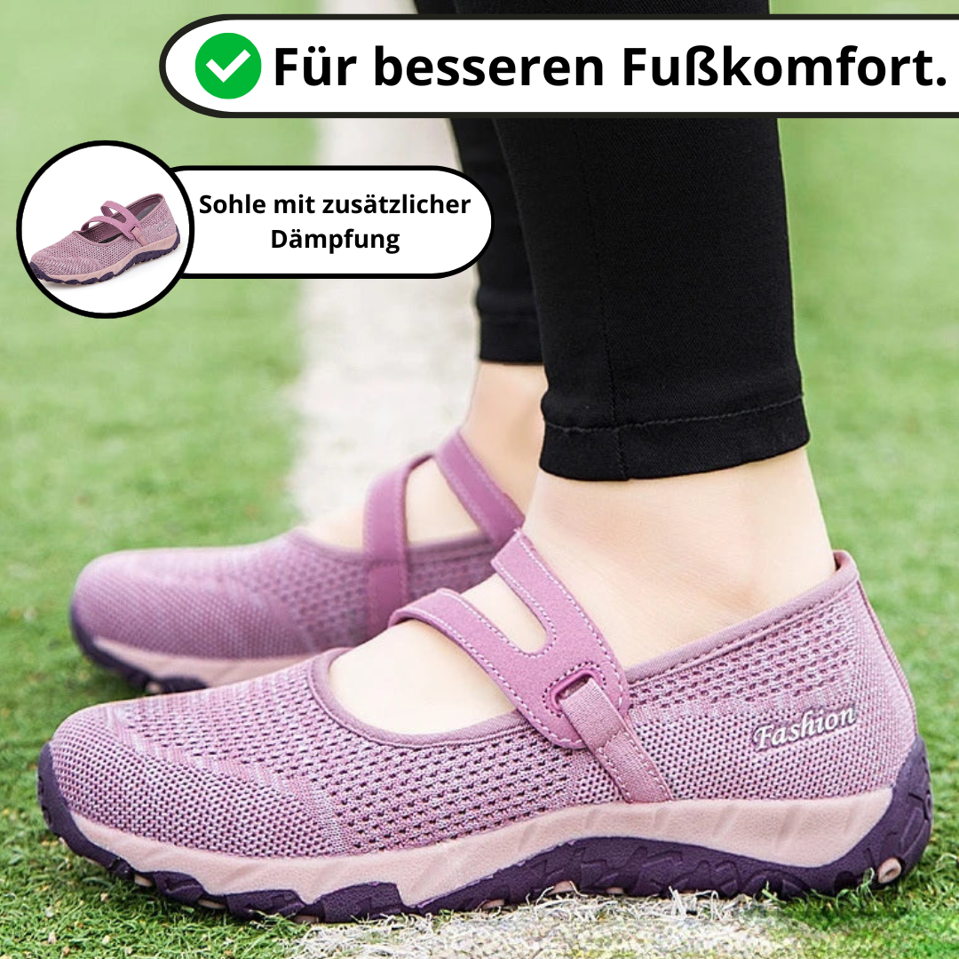 Birgit sneaker | Ergonomischer schnürloser Damensneaker mit Ristunterstützung