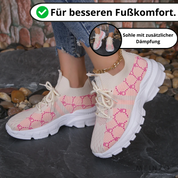 Chunky Sneakers | Damen-Sneaker mit geometrischem Muster und leichter Bauweise