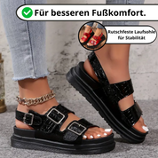 Bertha Sandalen | Elegante Sandalen mit Schnallenverschluss und bequemer Passform