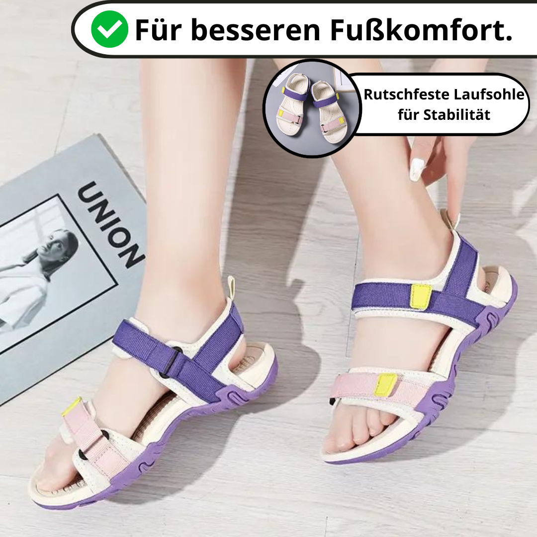 Outdoor Sandalen | Damen Wandersandalen mit verstellbaren Riemen